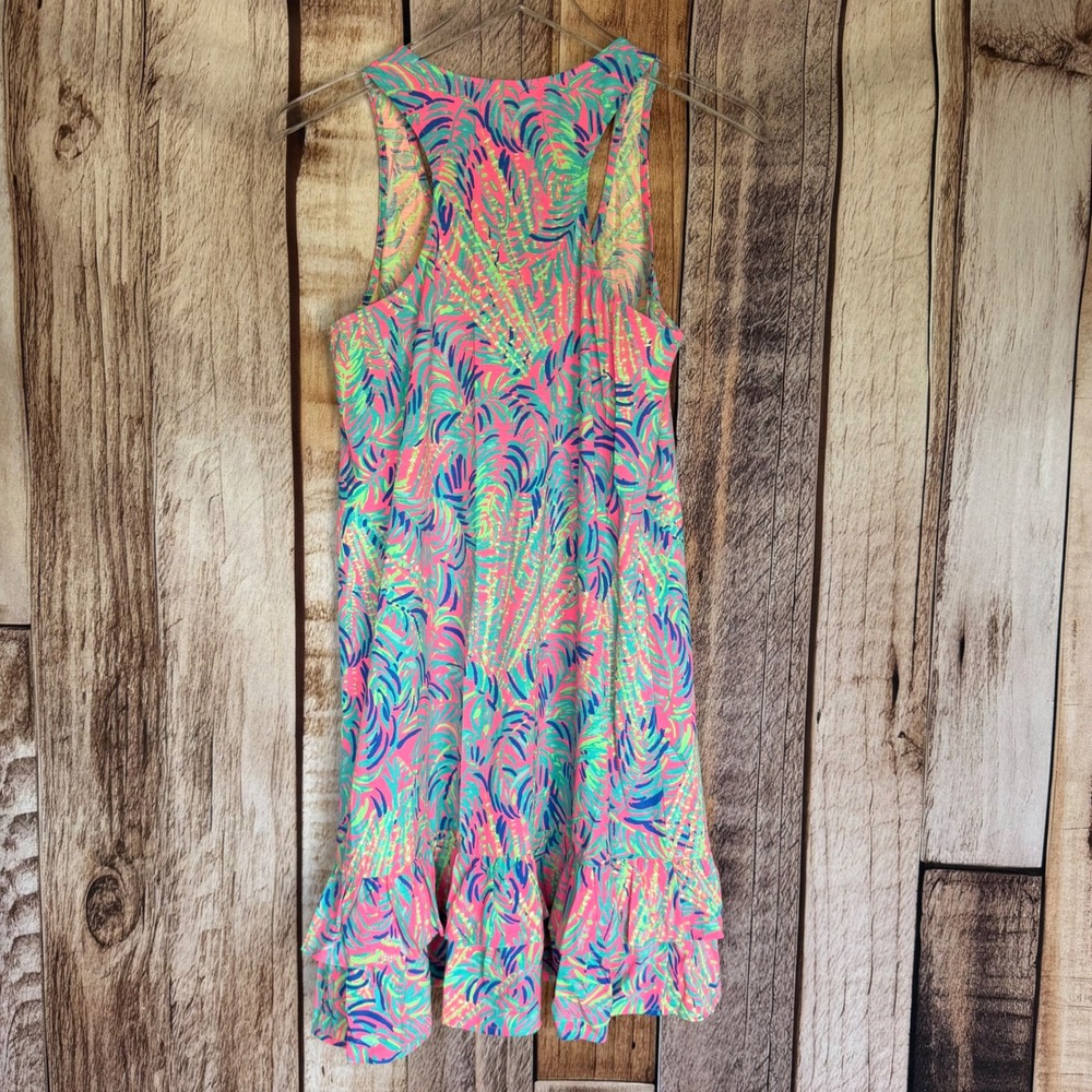 Lilly Pulitzer Evangelia Coco Breeze Dress Tropical Coastal Preppy Coastal Small - Picture 2 of 8